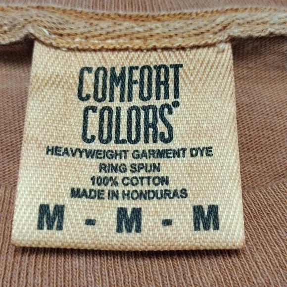 NWOT Comfort Colors Orange Thanksgiving Graphic T-Shirt M CottonTurkey fall - Picture 2 of 7